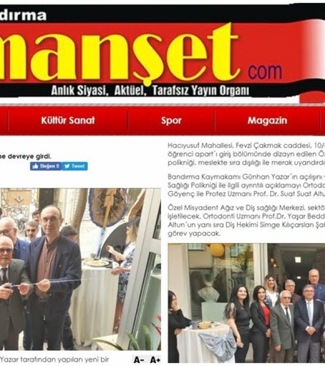 Basında MisyaDent 3 Basında MisyaDent 3